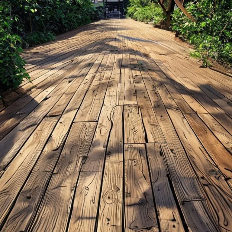 Wooden Pavement
